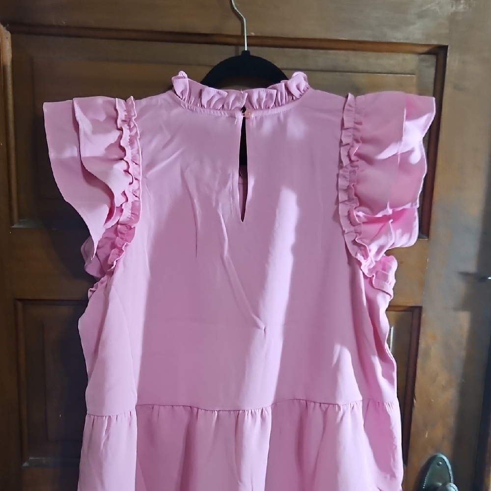 Pink Ruffle Dress - Picture 5 of 8